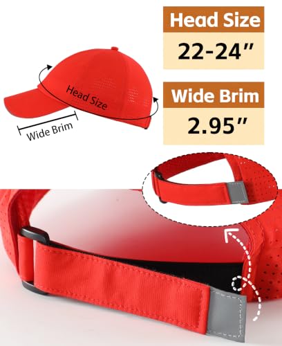 Image of Home Prefer Reflective Water Repellent Quick Dry Airy UPF50+ Sun Hat for Men Women Outdoor Sports Baseball Caps Unisex