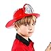 cunueae Firefighter Costume and Safety Helmet, Children's Halloween Costume Accessories, Halloween Party Role-playing Toys