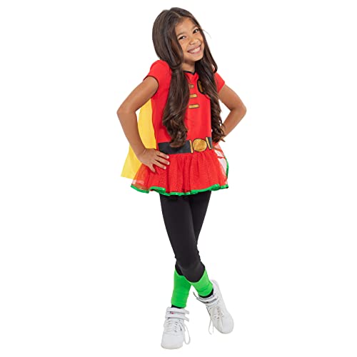 Disfraz DC Comics Robin para Niñas 3 Piezas miniatura 2