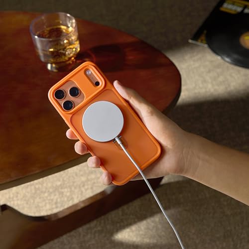 Image of CASEKOO Ultra-Magnetic Stand for iPhone 17 Pro Max Case, Shockproof, Orange