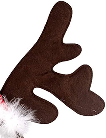 Amosfun Pet christmas dog pet puppy deer antler headband christmas reindeer ears antler christmas outfit