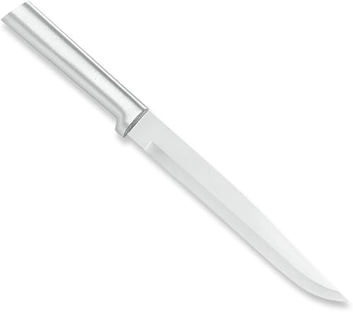 Rada Cuchillo para cortar cubiertos  Hoja de acero inoxidable con mango de aluminio cepillado fabricado en los Estados Unidos, 11-38 pulgadas