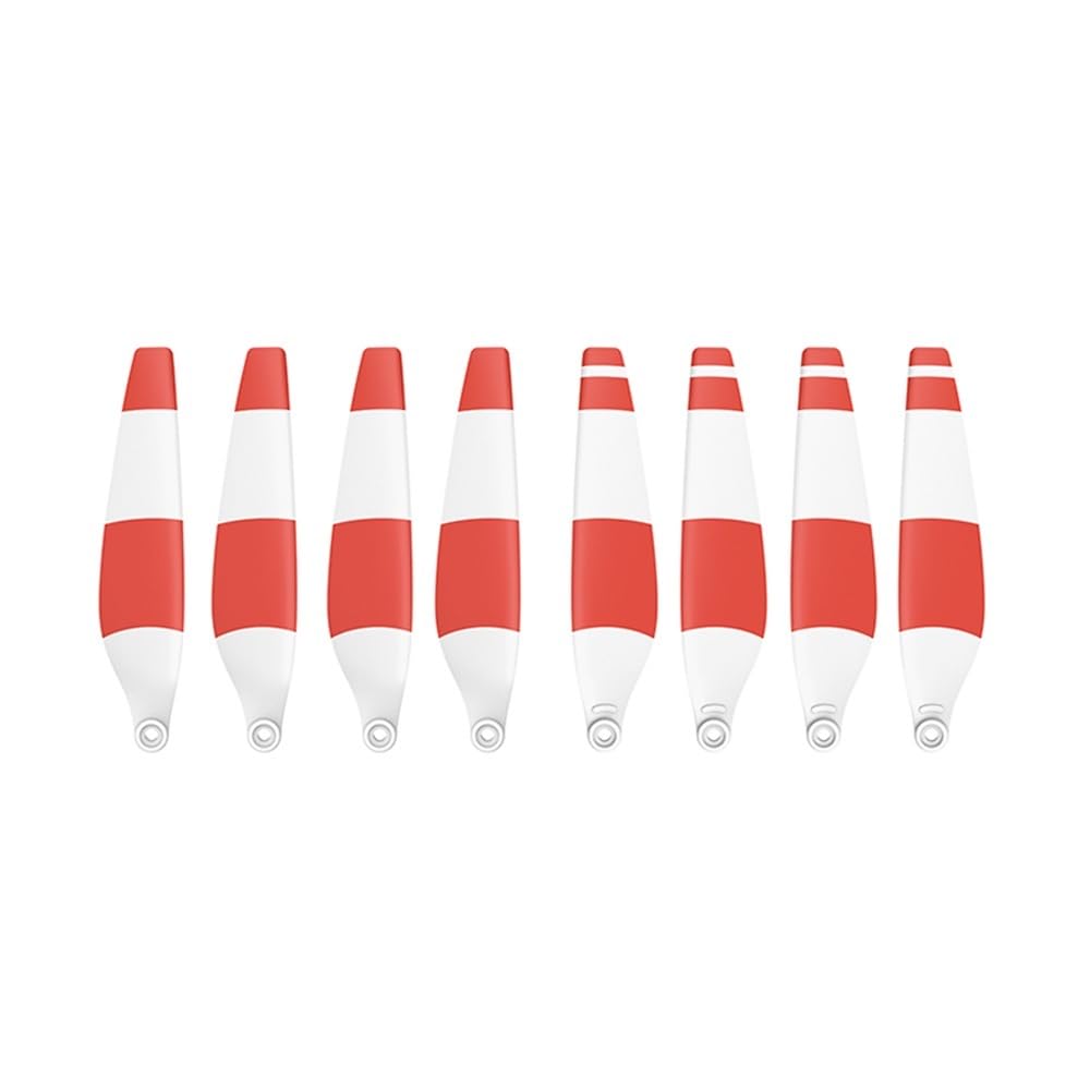 KUANDEDIAN 8PCS 6030F Propellers, Low Noise Light Weight Wing Suitable for DJI Mini 3 Pro and Mini 4 Pro Drone Replacement Propellers(8pcs White Red)