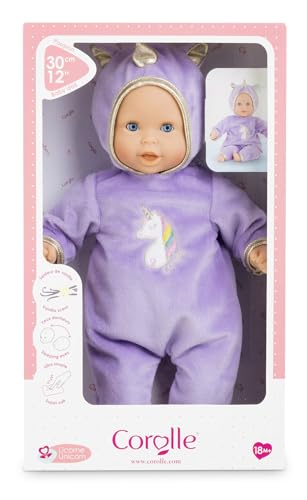 Muñeca Corolle Bébé Calin Unicorn 12 pulgadas miniatura 4