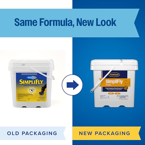 Farnam SimpliFly Feed-Thur Fly Control for Horses, 10 lb, 160 Day Supply | Daily Supplement,EPA Approved Palatable Pellets, Prevents Stable Flies in Manure and Break and Prevents the Fly Life Cycle - Image 3