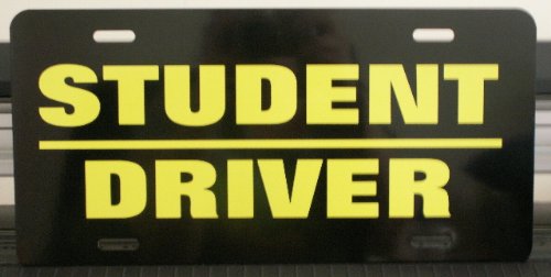 License Plate for Student Drivers