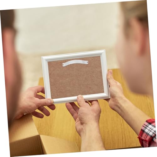 Image of VILLCASE 100PCS Metal Picture Frame Clips Durable Spring Fasteners for Wall Hanging and Backing Hardware for Secure Photo Display and Crafting