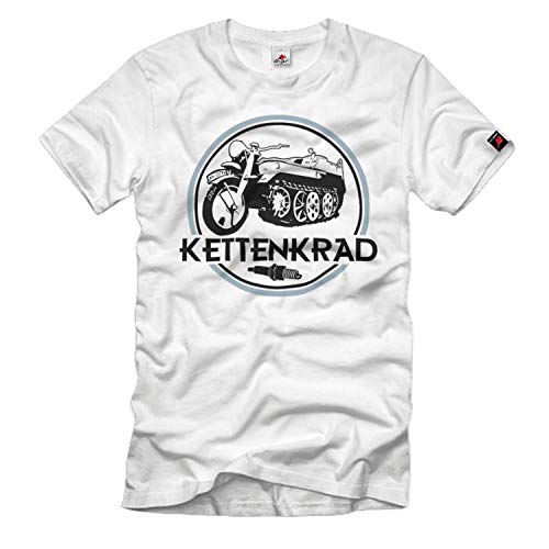 Demi-chaîne pour moto rétro Copytec #32779 blanc large de prestige