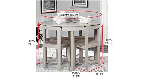 Comparativas de Comedor redondo 4 sillas los 7 más buscados. 29 Imagen adicional