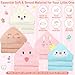 15 Pack Hooded Baby Towels, 5 Packs Soft Baby Bath Towels with Hood for Babies, 10 Packs Baby Washcloths for Newborns, Toddlers, and Kids- Absorbent, Baby Stuff Shower as Best Gifts for Boys and Girls