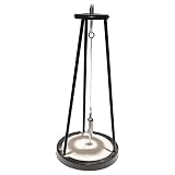 Hemoton Creative Newton S Sand Pendulum Desk Accessory Office Decor Black