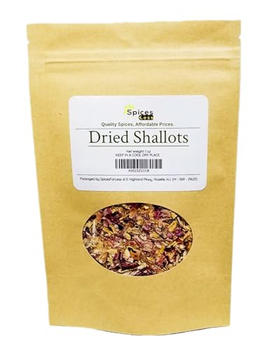 SFL DRIED SHALLOTS ONION CHOPPED - 1 OZ RESEALABLE POUCH FOR COOKING
