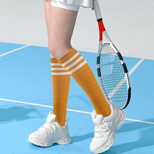 Image of Knee High Socks for Women, Long Tall Knee Tube Socks
