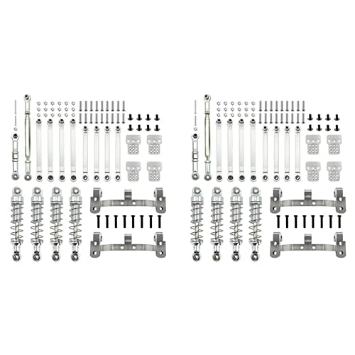 Amortisseurs et biellettes en métal pour voiture RC MN D90 MN99S 1/12