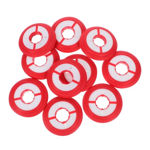 SHINEOFI 10pcs Fishing Line Spooler: Silicone Line Organizer for Fishing Reels Closed Design Tangling for Lake and Ocean for Freshwater