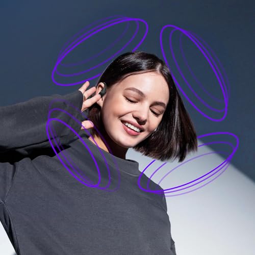 Image of occiam Active Noise Cancelling Wireless Earbuds Bluetooth Headphones Ear Buds 96Hrs Playback Clear Call Waterproof Earphones with Ear Hook Microphones for Sport Running Black