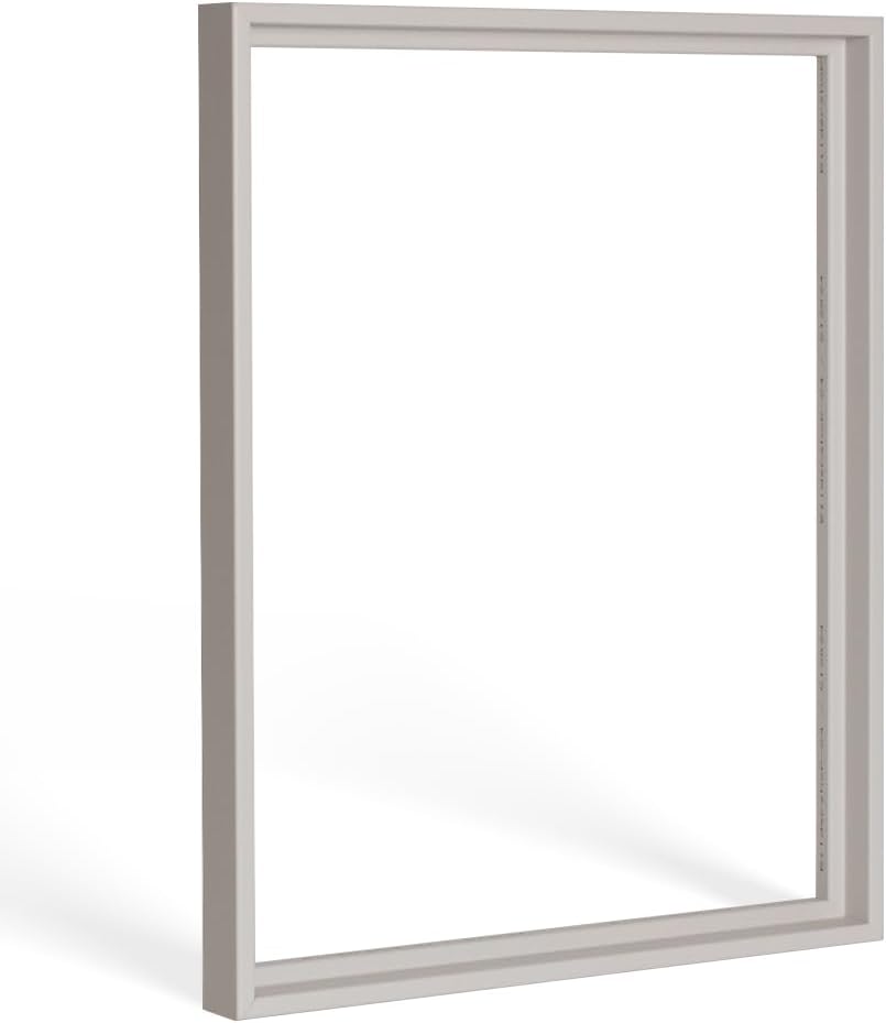 Bildershop-24 Shadow Joint Frame Lemgo 30 x 90 cm Sand Beige Matte