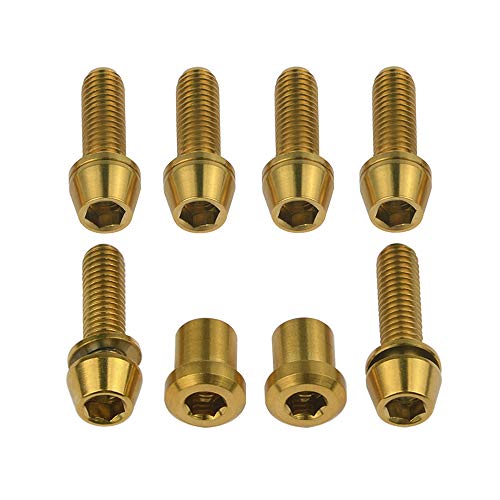 Ruifu M5 16 18 mm Titan Tape Kegel Inbusschrauben Schrauben Gr5 Ti 3T (Sleety) ARX LTD (Gold) Cover