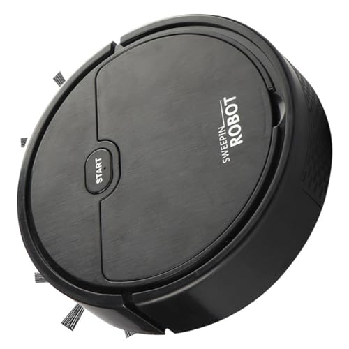 HOLIDYOYO Robot Aspirador Automático Negro Capacidad 1200mah y Función de Evitación de Obstáculos para Limpieza de Suelos y Pelo de Mascotas HOLIDYOYO Robot Aspirador Automático Negro Capacidad 1200mah y Función de Evitación de Obstáculos para Limpieza de Suelos y Pelo de Mascotas