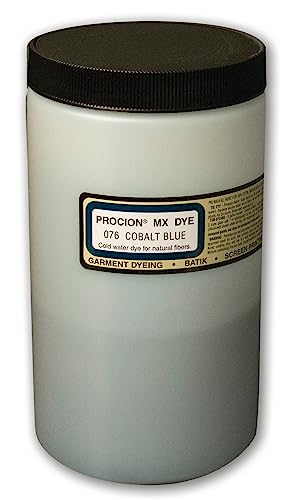 Jacquard Procion Mx Tie Dye Powder - Cobalt Blue - 1 Lb - Cold Water Fiber Reactive Made in USA