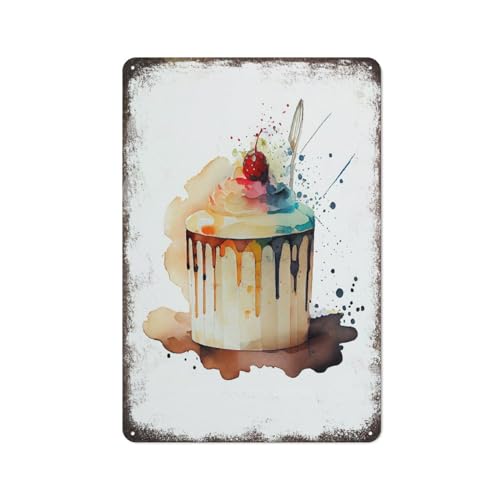 �o�[�X�f�[�P�[�L ���ʉ� �A�[�g ���^�� �u���L�Ŕ� �v���[�N �|�X�^�[ ���B���e�[�W �� ���� �M�t�g �A���~�j�E�� �N���G�C�e�B�u �m�x���e�B ���j�[�N �ʔ��� �A�[�g ���� �� �h�� 8 x 30.5 cm