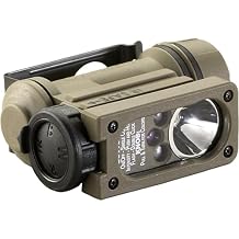 Streamlight 14513 Sidewinder Compact II Military Model Angle Head Flashlight, Headstrap and E-Mount Kit - 47 Lumens