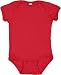 Rabbit Skins 100% Cotton Infant Baby Fine Jersey Bodysuit [Size 6 months] Red Jersey Onesie