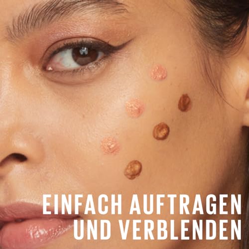 Maybelline New York Sunkisser Blush, Flüssiger Blush für sonnengeküssten Glow, Mit lichtreflektierenden Perlen und Pigmenten, Zartschmelzende Formel mit Vitamin E, 02 Uptown Glow, 4,7 ml