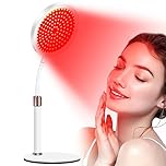 Relhafethy Red Light Lamp, 940&850&660 Infrared Light Lamp with Base, 15/30/45 Mins Timer, 9 Brightness Adjustment, Flexible Gooseneck Design & 3-in-1 Chip, 100LEDs Red Lights for Home/Office Use