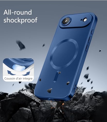 Coque antichoc iPhone Air MagSafe protégeant objectif et bouton