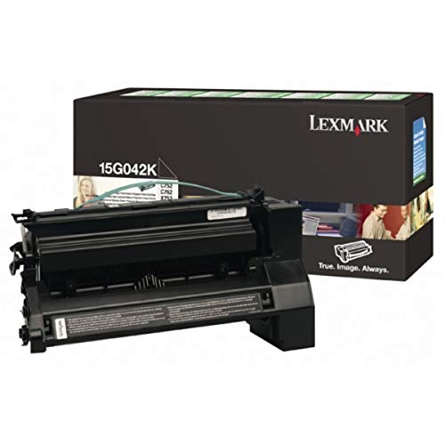Toner noir Lexmark 15G042K Optra C752DN d'origine pour imprimante de bureau