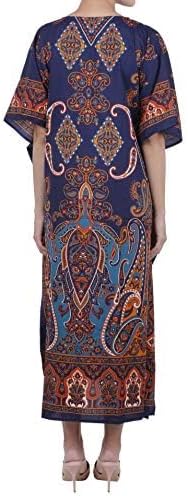 Miss Lavish London Kaftan for Women Dress Summer Swimsuit Cover Up, Plus Size Kaftan, Cruise & Caribbean Vacation Coverup - Image 4