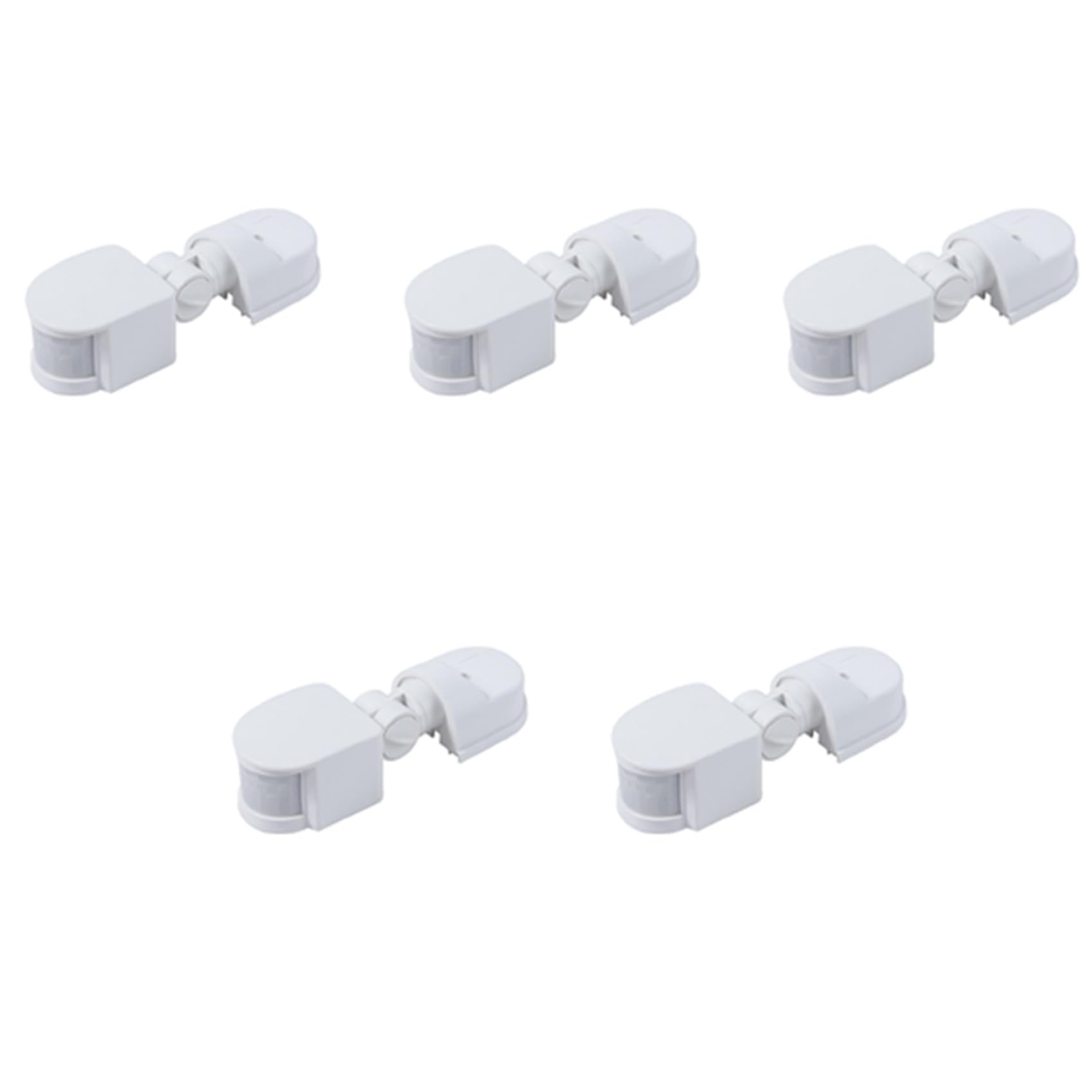 Jnchdghwa White 5X Infrared Motion Sensor Ac110v-240V Adjustable Sensor Switch For Pir Body Motion Sensors For Multiple Scenarios(White)