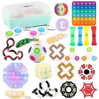 LIMOS Pack Sensory Toys Set, Relieves Stress and Anxiety Fidget Toy for Children Adults, Special Toys Assortment for Birthday Party Favors (24 pcs set)