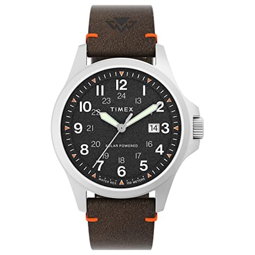 Timex Reloj Analógico para Hombres de Cuarzo con Correa en Cuero TW2V64100