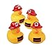 Fun Express, 12 Pieces Thin Red Line Fireman Rubber Ducks
