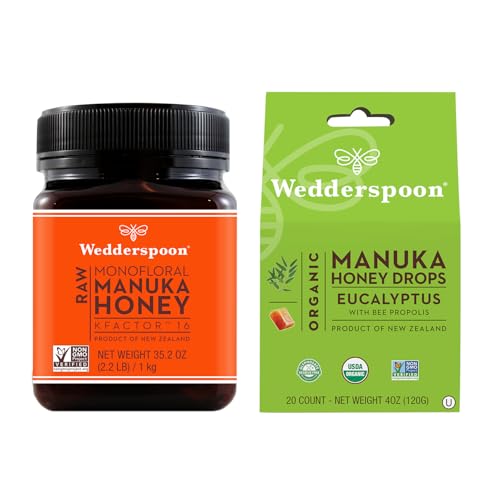 Bundle Wedderspoon Miel Manuka y Drops Eucalipto 35.2 Oz miniatura 1