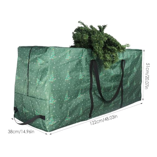 Bolsa de almacenamiento para árbol de Navidad artificial de 4 pies con asas 5