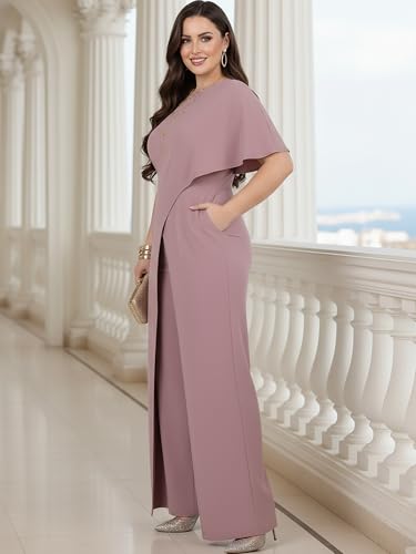 Image of KOH KOH Womens 2026 One Off Shoulder Asymmetric Long Pant Jumpsuit Romper