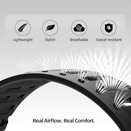 Image of X-it Magnetic Watch Band for Apple Watch Ultra 49mm, 46mm /45mm /44mm, Silicone Sport Strap with Strong Magnet for Men and Women, Compatible with Apple Watch Series 11 /10 /9 /8 /7 /6 /5 /4 /3 /2 /1 and SE