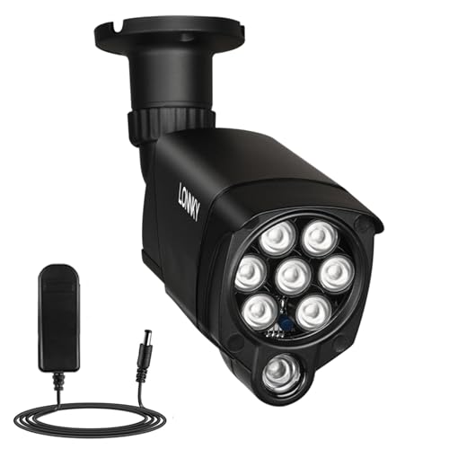 LONNKY – Iluminador LED infrarrojo de gran angular con 8 luces LED de 90 grados, 100 pies, luz infrarroja para cámaras de seguridad CCTV, cámara de cúpula, apto para uso en interiores y exteriores