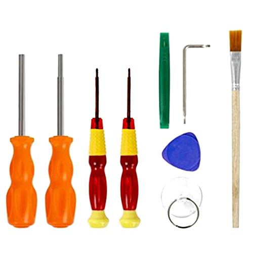 XFentech Trousse à Outils de réparation de Jeu - Ensemble de jeu de tournevis Kit d'Outils de Réparation Complet Professionnel 12 en 1, 9 en 1 Cover