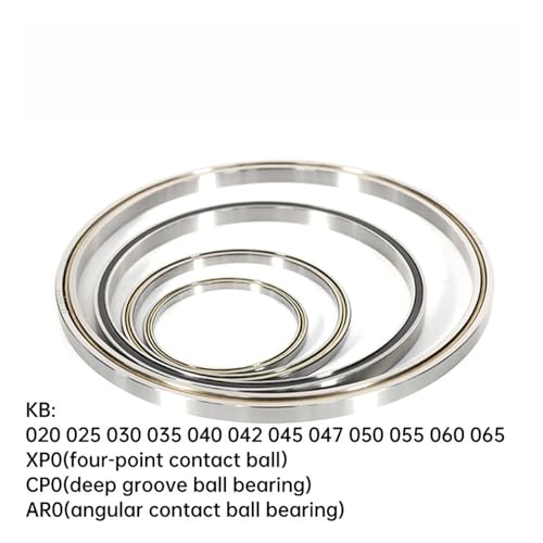 Roulement à paroi mince section constante épaisseur 7,938 mm KB030XP0 pour robotique - 3
