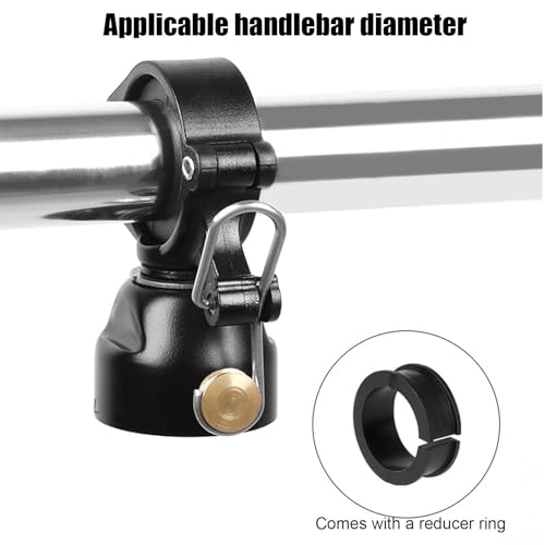 Timbre para bicicleta con sonido claro y diseño compacto de bocina multifuncional 6
