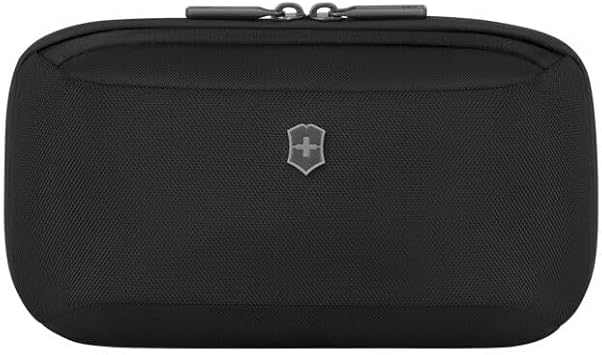 Victorinox Werks Traveler 7.0, Toiletry Bag, Travel Bag with Easy to Clean Lining, Black