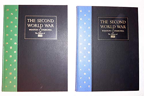 THE SECOND WORLD WAR by WINSTON S. CHURCHILL and The Editors of LIFE Vol 1 and 2 in a slipcase. With a 33 rpm album inside (Volumes 1 and 2. Slip Cover and 33 rpm album.)