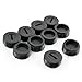 sourcing map Tapas de Portaescobillas de Carbón de Rosca Macho 16mm Diámetro, 10 Piezas Negro