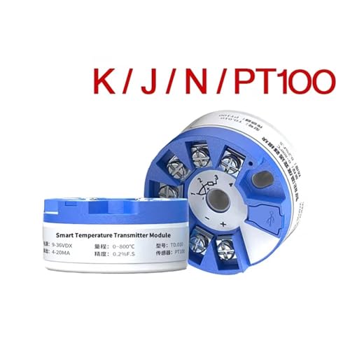 Capteur programmable KJN avec interface entrée Type J TC et sortie boucle de courant 4-20mA - 2