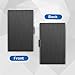 Sooez Business Card Holder, Metal Business Card Case Slim Design Stainless Steel Card Holders Name Card Box Credit Card Carrier, Black