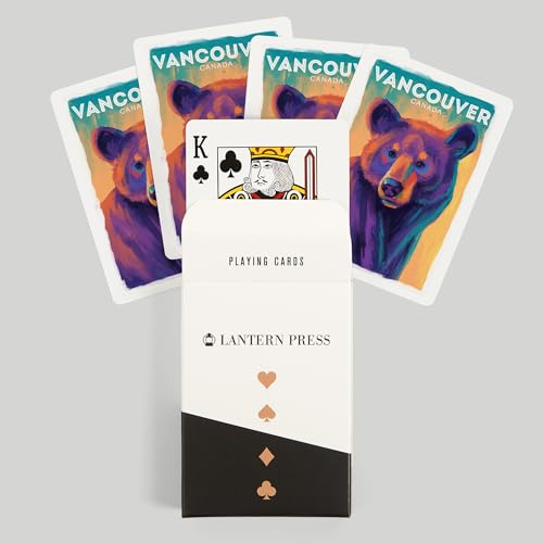 Lantern Press Naipes Poker Black Bear, 52 Cartas miniatura 6